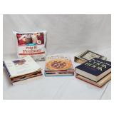 (12) Vintage Cooking Books & (1) New Bag Poly Fil