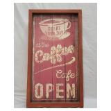 14'x25' Battery Operated Light Up Wooden Sign