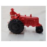 Vintage Plastic Tractor 2.75'H