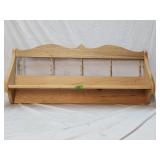Ornate Wood Shelf 37'ï¿½16'ï¿½5'D