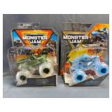 (2) Monster Jam 1:64 Scale Die-Cast Trucks NIB -