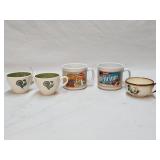 (5) Piece Mug Lot Including Campbells