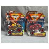 (2) Monster Jam 1:64 Scale Die-Cast Trucks NIB -