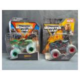(2) Monster Jam 1:64 Scale Die-Cast Trucks NIB -