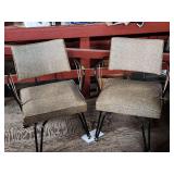 Pair Vintage MCM Viko Baumritter Swivel 29'Hx23'W