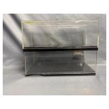 (2) Two-Tier Acrylic Display Cases with