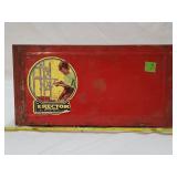 Antique Erector Set in Red Metal Box