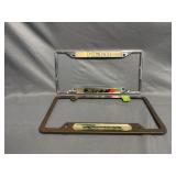 (2) License Plate Frames 12.25ï¿½