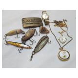 Miscellaneous Lot Including Vintage Lures