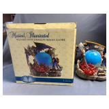 Musical, Illuminated Wizard & Dragon Magic Globe