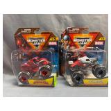 (2) Monster Jam 1:64 Scale Die-Cast Trucks NIB -