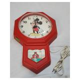 70s Welby Vintage Disney Clock 17'L