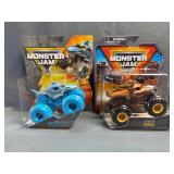 (2) Monster Jam 1:64 Scale Die-Cast Trucks NIB -