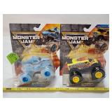 (2)NIB Monster Jam Megalodon/Classroom Crusher
