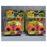 (2) Hot Wheels Monster Trucks Bone Shaker
