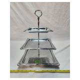 3 Tier Metal Server 15'H