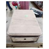 Wood storage cabinet with drawer 11' x 16.5' x 5'