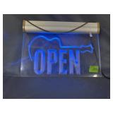 Guitar Open Sign (powers on) 12ï¿½x8.5ï¿½