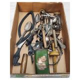 Primitive Kitchenware Flat Including Jar Lifter