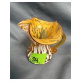 Honey Golden Yellow/White Speckled Pitcher/Creamer
