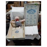 Vintage porcelain cabbage patch doll 16' tall with