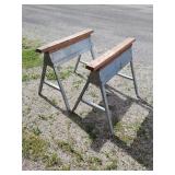 Pair of Ebco collapsible sawhorses