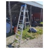 Werner 8' aluminum step ladder