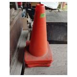 (4) Rubber 18' cones