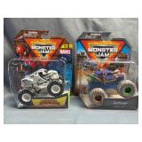 (2) Monster Jam 1:64 Scale Die-Cast Trucks NIB -