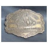 Livingston Wells & Co. Belt Buckle 3.75ï¿½