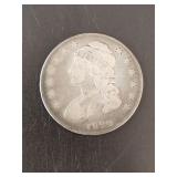 1835 Capped Bust Silver Half Dollar