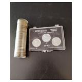 U.S. Emergency Coinage Zinc Coated Steel Cents
