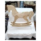 Hand made rocking horse decor 23' tall