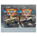 (2) Monster Jam 1:64 Scale Die-Cast Trucks NIB -