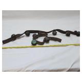 (2) Antique Brass Sleigh Bells