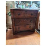 Antique Victorian Chest Of Drawers 28'Hx30'Wx15'D