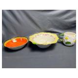 (2) Decorative Bowls 8.5ï¿½, 10ï¿½ & Lang Sunflower