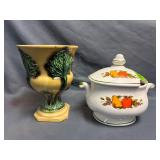 Antique Majolica Vase #5796 &
