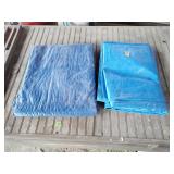 2 Blue tarps