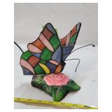 Tiffany Style Plug In Butterfly Light 6.5'H