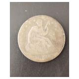 1855-O Liberty Seated Silver Half Dollar