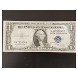 1935 E Series $1 Dollar Silver Certificate