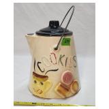 1950s McCoy Teapot Cookie Jar 10'H