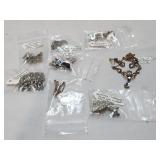 Costume Jewelry w/ 12K G.F. Necklace/Earrings