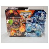 NIB Monster Jam Fire & Ice 1/64 Scale