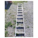 Aluminum ladder section 10' long