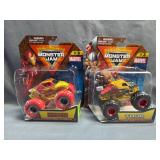 (2) Monster Jam 1:64 Scale Die-Cast Trucks NIB -