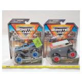 (2)NIB Monster Jam Overboard/Fastro Van