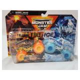 NIB Fire & Ice Monster Jam 1/64 Scale