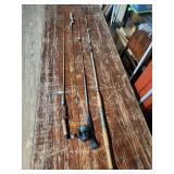 (4) Fishing Poles Including Streamliner Steel Rod